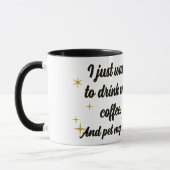 Mug Buvez un toiture et un chat (Gauche)