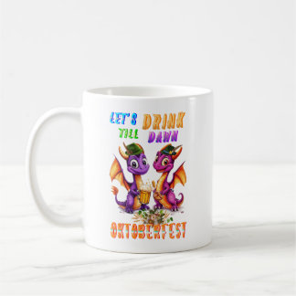 Mug Buvons dans la verrerie jusqu'à l'aube Oktoberfest