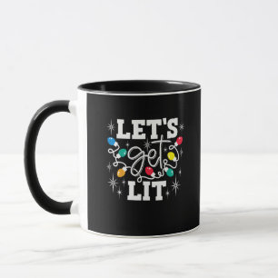 Mug Buvons Lit Feu de Noël du Père Noël