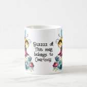 Mug Buzzz Off, abeille et fleurs (Centre)