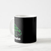 Mug By Saurus T-rex Dinosaurs Plaid St Patricks Day  (Devant gauche)