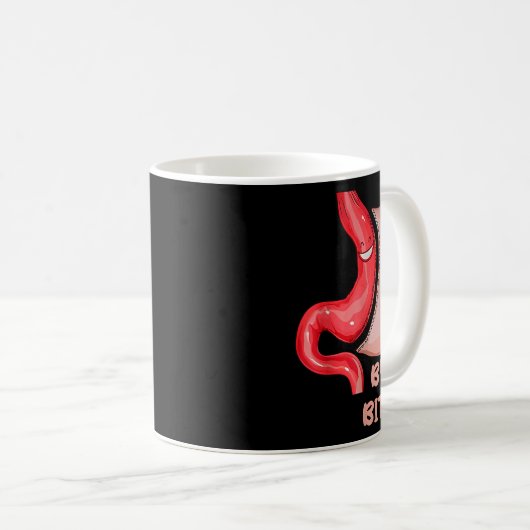 Mug Bye Funny Gastric Sleeve Surgery Stomach (Devant droit)