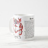 Mug Byers, l'histoire, la signification et la crête (Devant gauche)