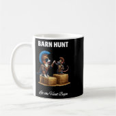 Mug Byrn Hunt Lover - Cute Warrior Rat Et Border Coll (Gauche)