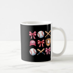 Mug Bysebyll Coquette Bow Femmes Filles Cheer Maman Ma