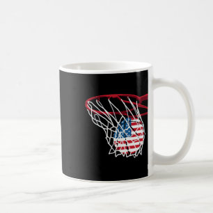 Mug Bysketbyll Tir Byll Fun American Usa Drapeau Indep