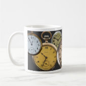 Mug c1900 POCKET WATCH THEME 'TIME FOR COFFEE' (Gauche)