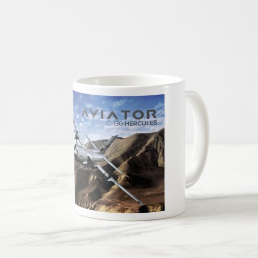 Mug C-130 HERCULES Avion militaire (Devant droit)