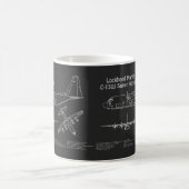 Mug C-130 Hercules - Plan directeur de l'avion PD (Centre)
