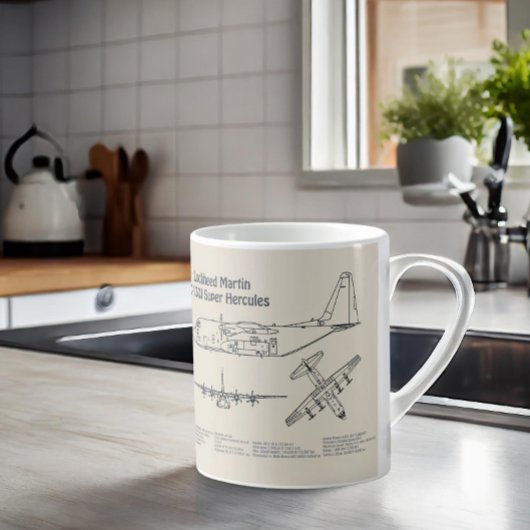 Mug C-130 Hercules - Plans de conception d'avion AD