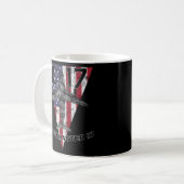 Mug C-17 Globemaster Iii Avion Militaire Patriotique (Devant gauche)