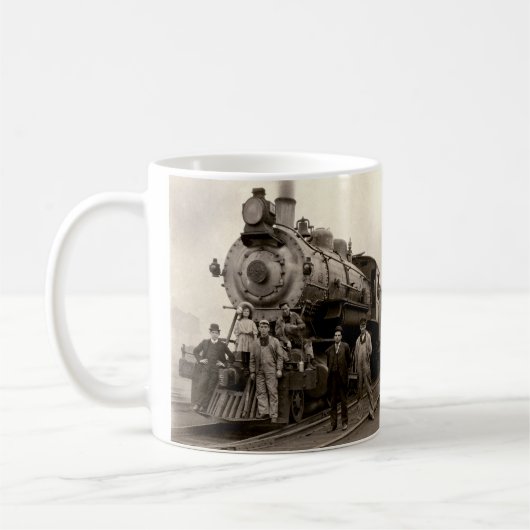 Mug C. 1905 train de chemin de fer (Gauche)