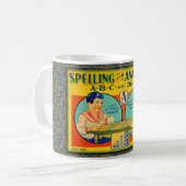 MUG C. 1915 JEU D'ORTHOGRAPHIE POUR ENFANTS (Devant gauche)