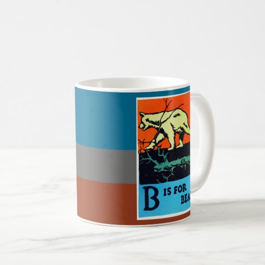 Mug C.B. Falls - B est pour Ours (Devant droit)