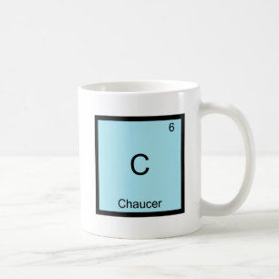 Mug C - Chaucer Chemise drôle Symbole d'élément de Chi