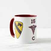Mug C Co 15th BSB “Gamblers” 1st Cavalry Division (Devant gauche)