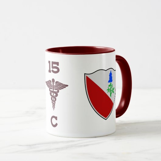 Mug C Co 15th BSB “Gamblers” 1st Cavalry Division (Devant droit)