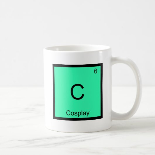 Mug C - Cosplay Chimie Élément Symbole Costume Tee (Droite)