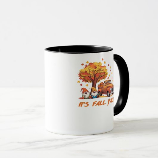 Mug C’est automne Y’all Citrouille Gnome Autumn Tree C (Devant droit)