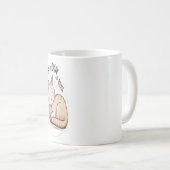 Mug "C’est bon de se reposer - Minuscule chat qui dort (Devant droit)
