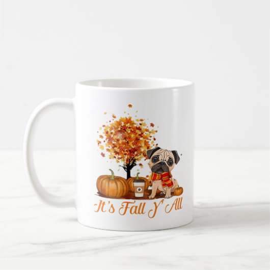 Mug C’est l’automne Y’all Halloween Thanksgiving Retro (Gauche)