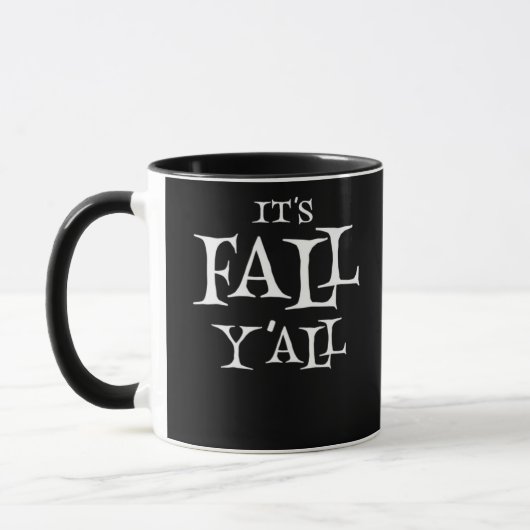 Mug C’est le style créatif de Fall Y’all (Gauche)