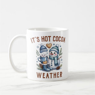 Mug C’est le temps du cacao chaud Bonhomme de neige No