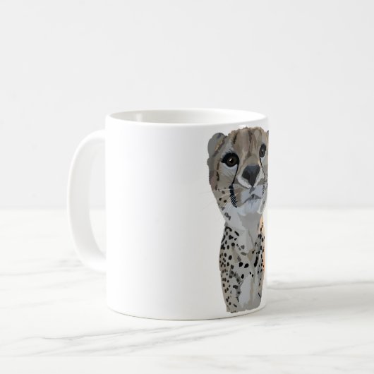 Mug C est pour Cheetah (Devant gauche)