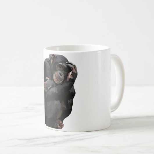 Mug C est pour Chimp (Devant droit)