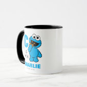 Mug C est pour Cookie Monster | Ajouter Votre Nom (Devant gauche)
