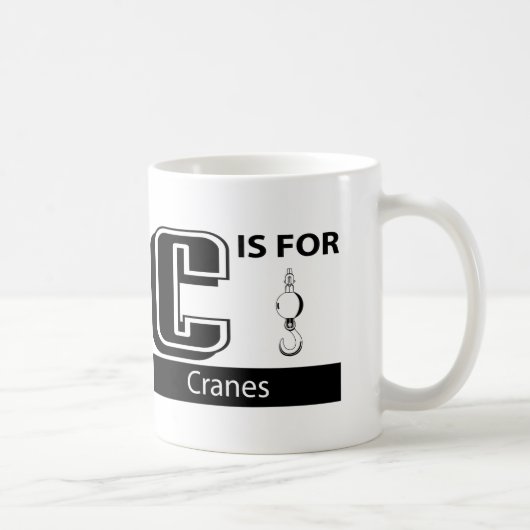 Mug C est pour des grues (Droite)