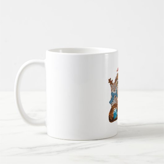 Mug C est pour Noël au zoo (Gauche)