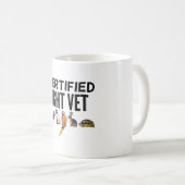 Mug C est pour vétérinaire de nuit certifié (Devant droit)
