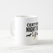 Mug C est pour vétérinaire de nuit certifié (Devant gauche)