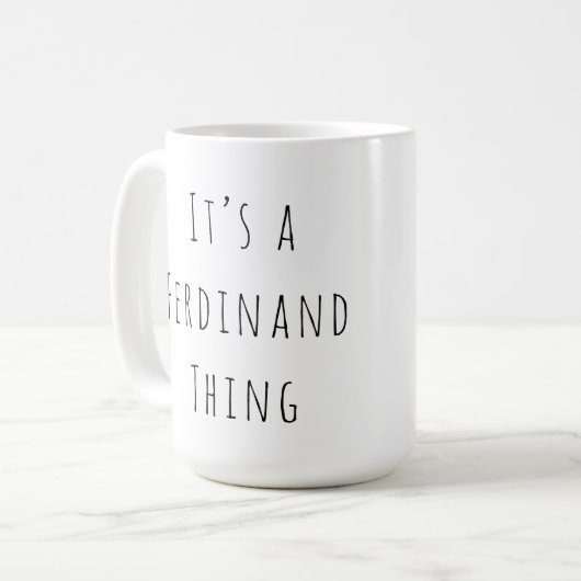Mug C’est un truc de Ferdinand (Devant gauche)