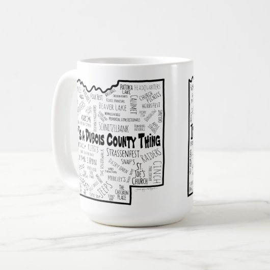 Mug C’est un truc du comté de Dubois (Devant gauche)