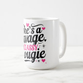 Mug C’est une citation savoureuse, classique, Bougie - (Devant droit)