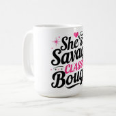 Mug C’est une citation savoureuse, classique, Bougie - (Devant gauche)