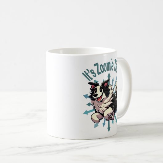 Mug C’est Zoomie Time Border Collie (Devant droit)