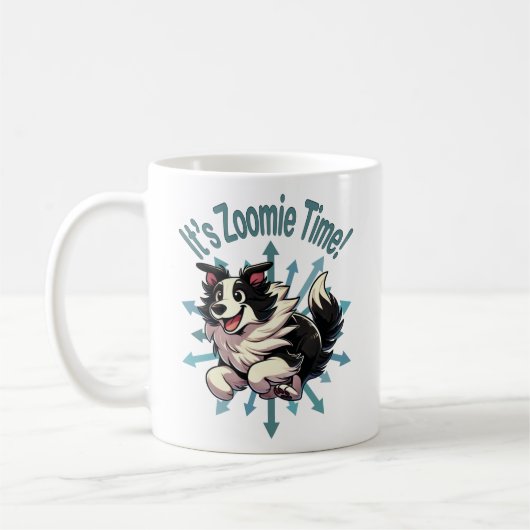 Mug C’est Zoomie Time Border Collie (Gauche)