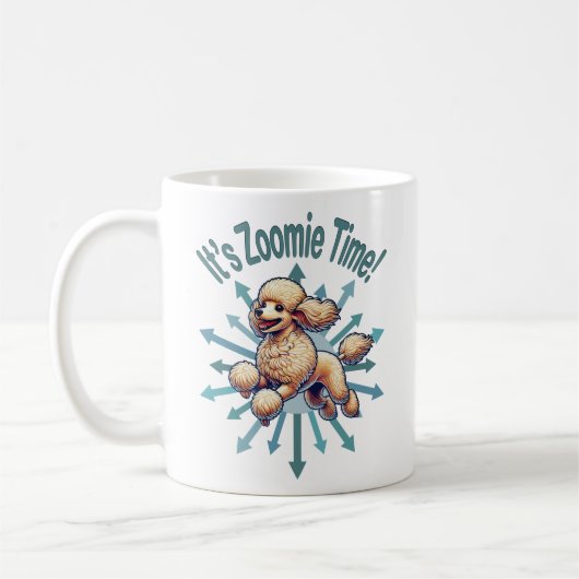Mug C’est Zoomie Time Poodle (Gauche)