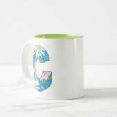 Mug C floral (Devant gauche)