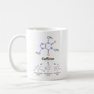 Mug C. H300N00F Formule, Structure chimique de la café