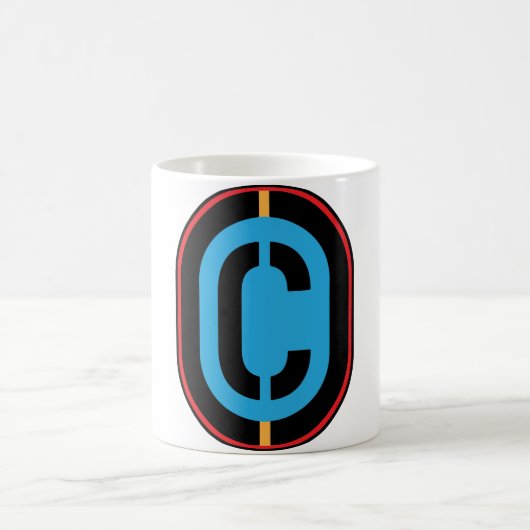 Mug C Monogramme initial de la motte (Centre)