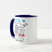 Mug C.N.A. ne sont pas des esclaves (Devant gauche)