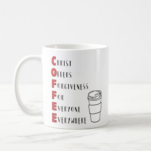 Mug C.O.F.F.E.E. Pour chacun (Gauche)
