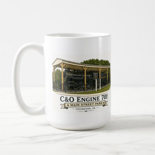 Mug C&O Locomotive 701 Café (Gauche)