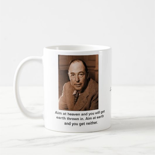 Mug C.S. Lewis : Visez le ciel (Gauche)
