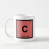 Mug C - Tableau périodique de chimie de Cincinnati (Gauche)