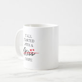 Mug Ça a Commencé par un Swipe Rencontre en Ligne (Devant gauche)